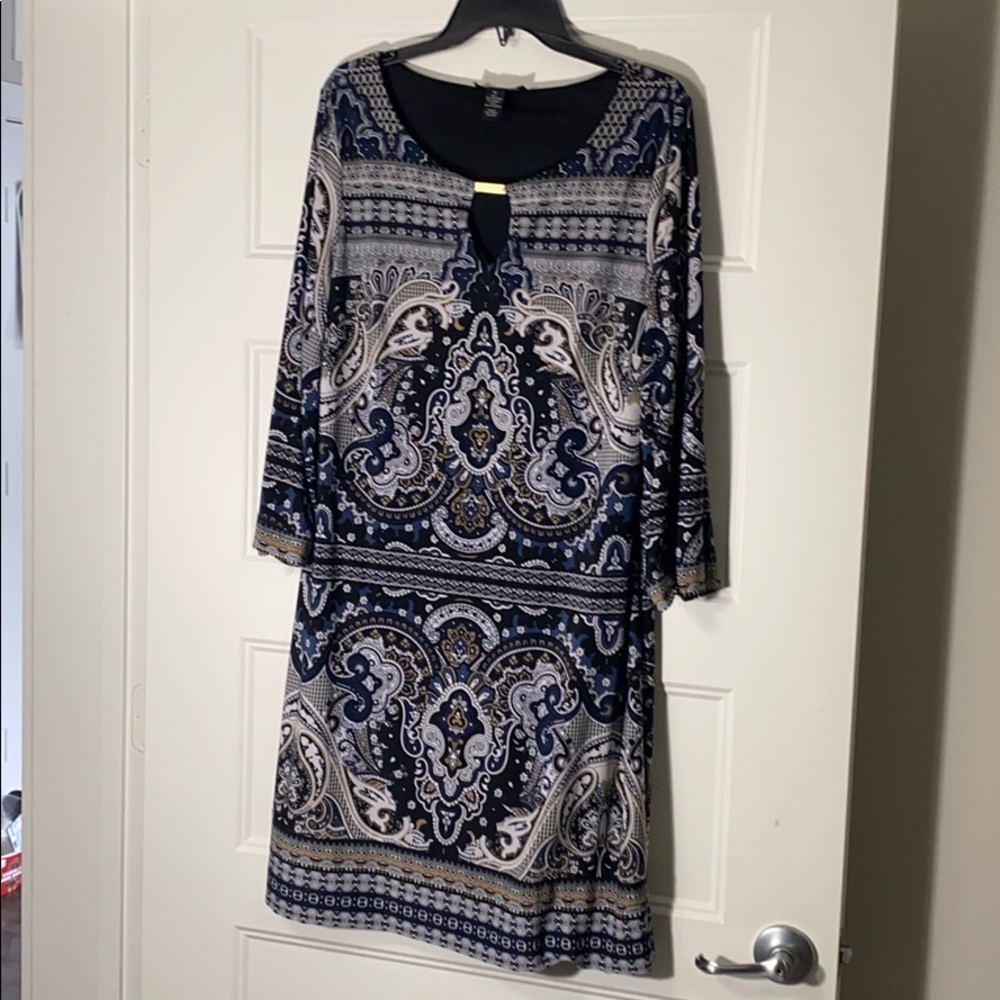 International Concepts INC Womens 3/4 Sleeve Dress